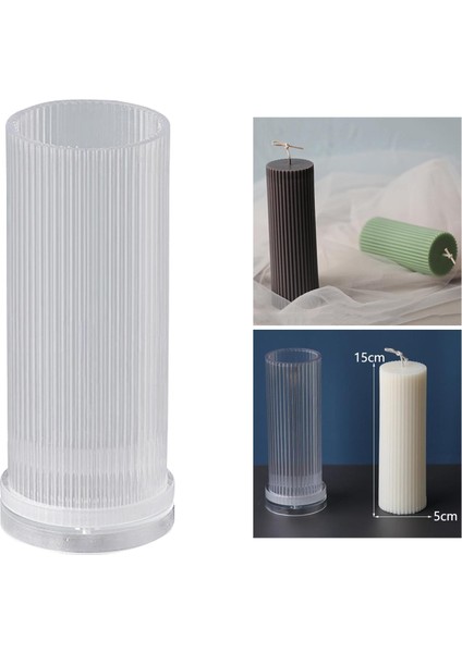 2xlong Pole Mum Sütunu Yapan Büyük Silindir Kaburga Dıy Aksesuarı 5X15CM 2 Pcs (Yurt Dışından) indirimleri