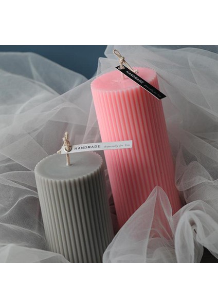 2x Açık Sütun Mum S Akrilik Silindir Kaburga Yapımı Dıy (Yurt Dışından) fırsatları