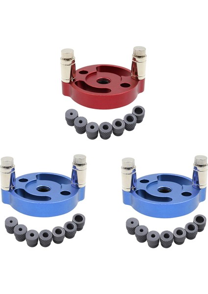 3 Set 2-10MM Kendinden Merkezleme Dübel Dikey Tip 1 (2 Parça Kırmızı) 70MM (Yurt Dışından)