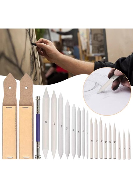 20PCS Leke Karıştırma Kütükleri Kağıt Seti Skeç Çubuk Işaretçisi Sanatçısı (Yurt Dışından) indirimleri