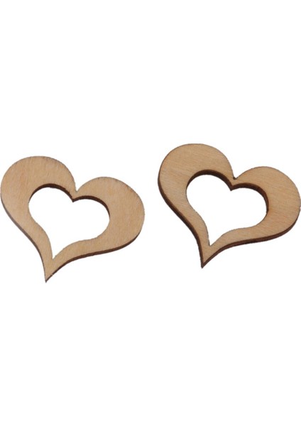 50X 30MM Ahşap Boş Aşk Şekilleri Süslemeler Diy Zanaat Scrapbook Düğün (Yurt Dışından) fırsatları