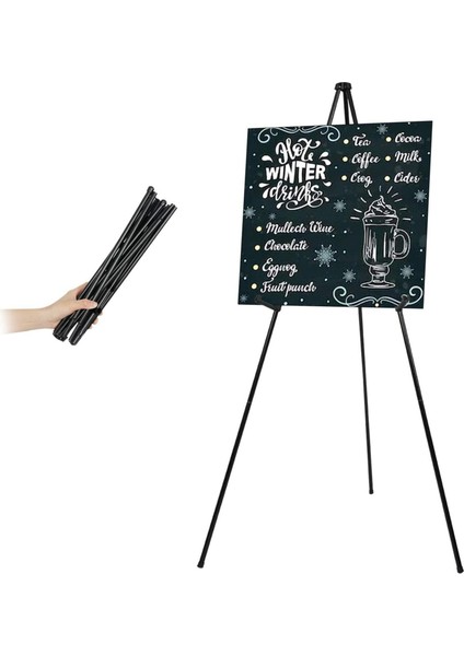 2x Zemin Ayakta Duran Katlanır Resim Şövale Tripod Ekran Standı Taşınabilir Poster (Yurt Dışından) modelleri