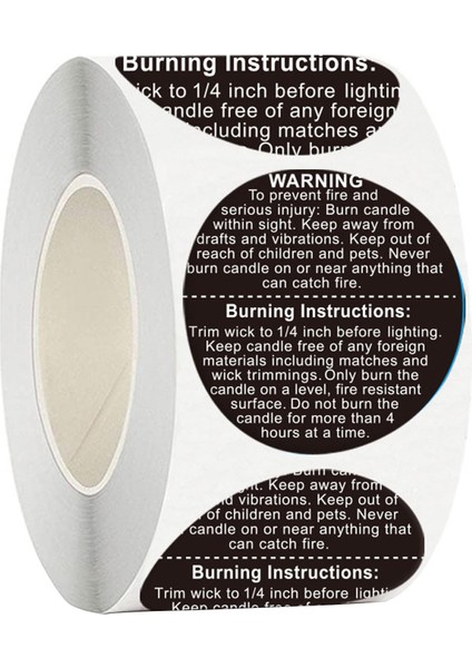 500PCS Mum Güvenliği / Eriyik Güvenlik Paketleme / Çıkartmalar 1.5 Inç (Yurt Dışından) fiyatları