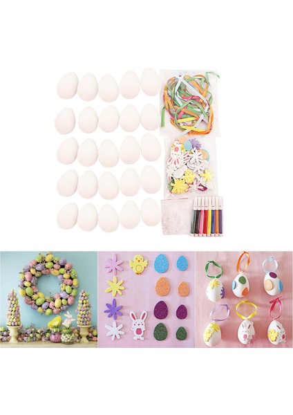 Dıy Paskalya Yumurtaları El Sanatları Kiti El Boyan Graffiti Çocuklar Için Ev Dekorasyonu (Yurt Dışından) fırsatları