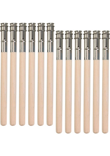 12X Taşınabilir Kalem Genişleticiler Kalem Uzatıcı Ahşap Tutma Aracı Okul Için (Yurt Dışından)