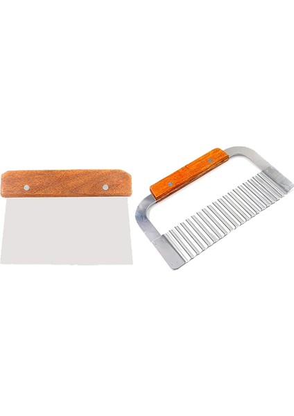 2 Paslanmaz Çelik Dalgalı ve Düz Somun Kesici, Mum Patates (Yurt Dışından) indirimleri