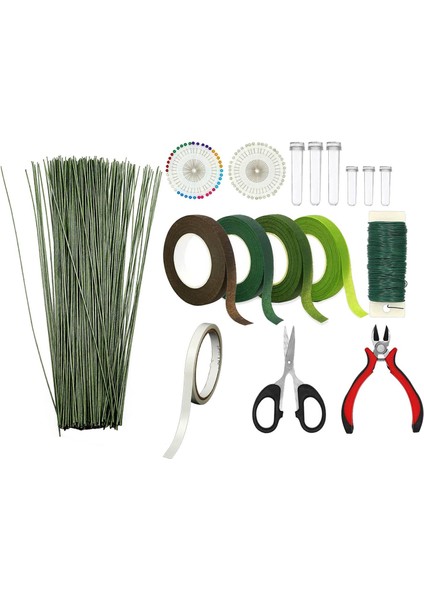 Çiçek Düzenleme Araçları Kiti Çiçek Düzenleme Kiti Noel Hediye Sargısı (Yurt Dışından)