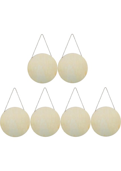 El Sanatları Yazmak Için 6 Adet Bitmemiş Asılı Boş Dilimler (Yurt Dışından)