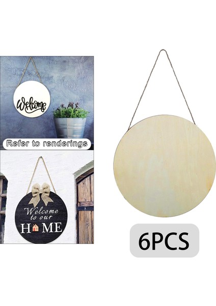 El Sanatları Yazmak Için 6 Adet Bitmemiş Asılı Boş Dilimler (Yurt Dışından) modelleri