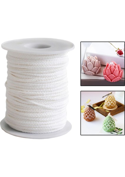 2 Adet Mum Çekirdek Örgülü Pamuk Mum Fitil Mum Yapımı Için 2 Adet (Yurt Dışından)