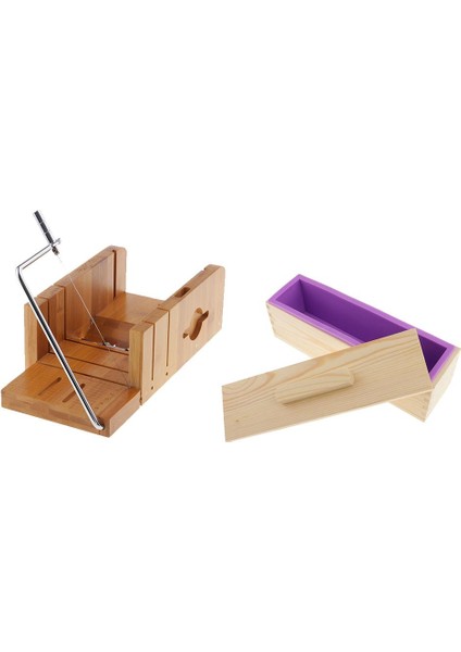 Sabun Yapımı Için Dikdörtgen Ahşap Sabun, Yeniden Kullanılabilir, (Yurt Dışından)