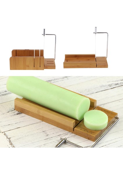 2 Adet Ayarlanabilir Ahşap Sabun Kesici Peynir Tahtası Tel Kesici ile (Yurt Dışından) modelleri