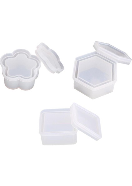3x Silikon Epoksi Reçine Döküm Diy Takı Depolama (Yurt Dışından)