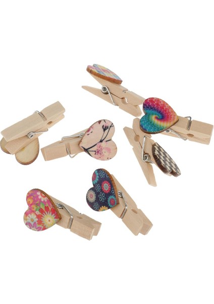 100PCS Mini Ahşap Mandallar Düğün Fotoğraf Kağıt Pimleri Clothespin Ahşap Klipsler (Yurt Dışından) modelleri