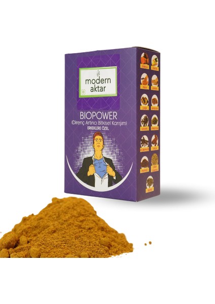 Biopower Doğal Erkeklere Özel Bitkisel Karışımı 160 gr