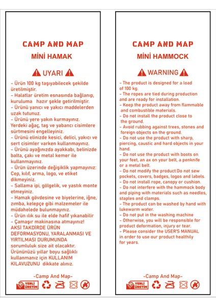 Mini Hamak Haki