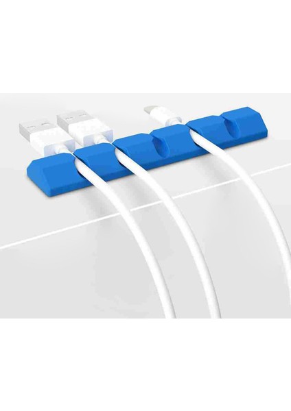 Kablo Klipsleri Kablo Organizatörü USB Kablo Organizatörü USB Şarj Cihazı Tel Kablo Tutucu Mavi (Yurt Dışından) modelleri