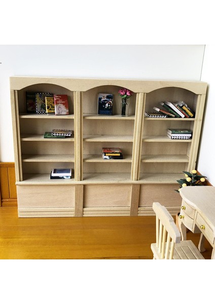 Dollhouse Kitaplık 1:12 Ölçek (Yurt Dışından) fırsatları