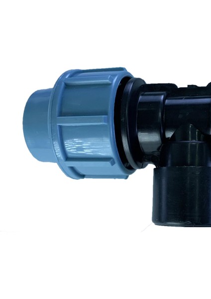 Pe / Iplik Tüp Bağlantıcıları Adaptörü Sıhhi Tesisat 3 Yolu Kadın 20MM (Yurt Dışından)