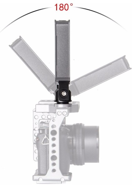 Hot Shoe Flaş Kızağı Monitör Vb. Bağlantı Adaptörü 1/4 Inç