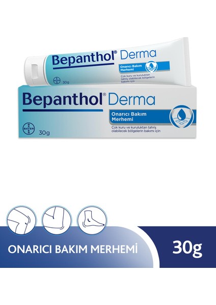 Derma Onarıcı Bakım Merhemi 30 G + 3 Adet Cilt Bakım Kremi 3.5 G