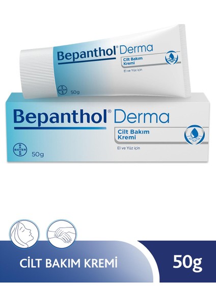 Derma Cilt Bakım Kremi 50 G + 3 Adet Cilt Bakım Kremi 3.5 G