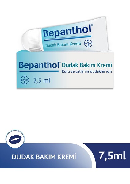 Dudak Bakım Kremi 7,5 ml + 3 Adet Cilt Bakım Kremi 3.5 G