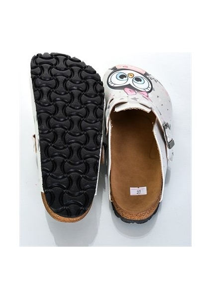 Azizsahinshoes 6284 Penguen Ve Tilki Sabo Terlik