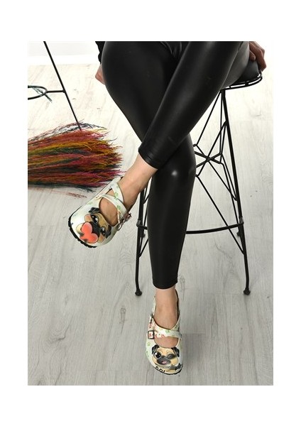 Azizsahinshoes 6297 Aşık Köpekler Çapraz Sabo Terlik fırsatları