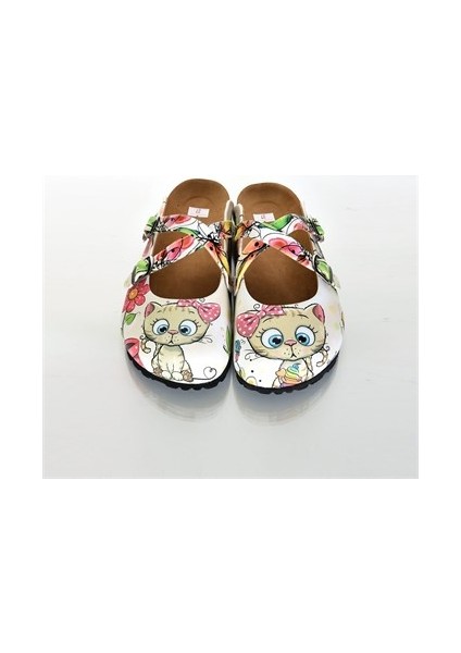 Azizsahinshoes 6299 Yavru Kedi Çapraz Sabo Terlik fiyatları