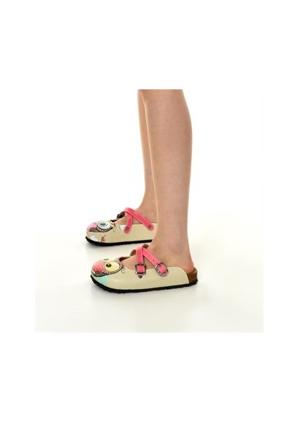 Azizsahinshoes 5403 Baykuşlar Çapraz Sabo Terlik fırsatları