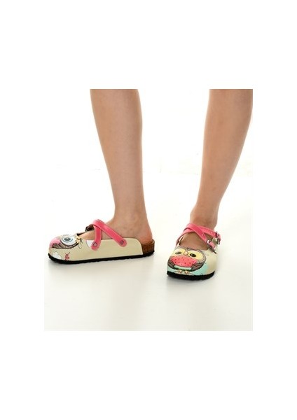 Azizsahinshoes 5403 Baykuşlar Çapraz Sabo Terlik indirimleri