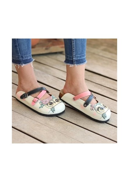 Azizsahinshoes 5402 Baykuşlu Çapraz Sabo Terlik fiyatları