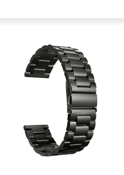 46 mm Uyumlu Saat Kordonu Paslanmaz Çelik Siyah fiyatları