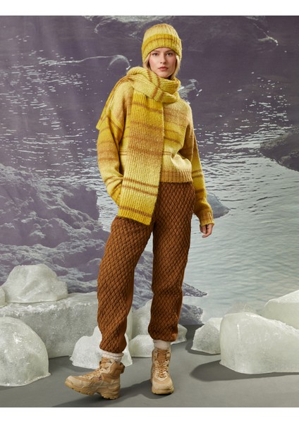 Şahika Ercümen x Koton - Kapitone Beli Lastikli Jogger Eşofman Altı modelleri