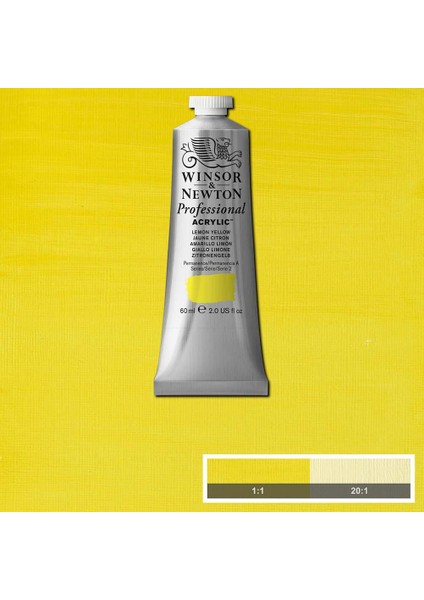 Professional Akrilik Boya 60ML Lemon Yellow Hue 346 S.2 modelleri