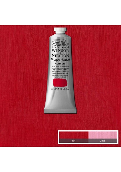 Professional Akrilik Boya 60ML Naphthol Red Medium 423 S.2