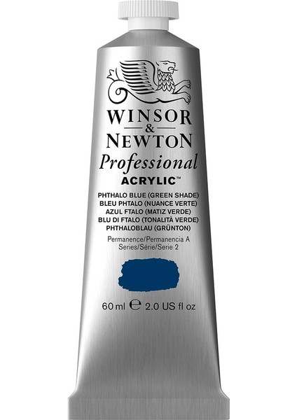 Professional Akrilik Boya 60ML Phthalo Blue (Green Shade) 515 S.2