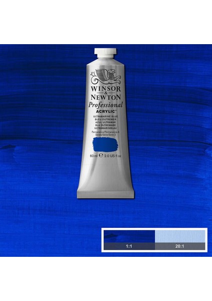 Professional Akrilik Boya 60ML Ultramarine Blue 664 S.2