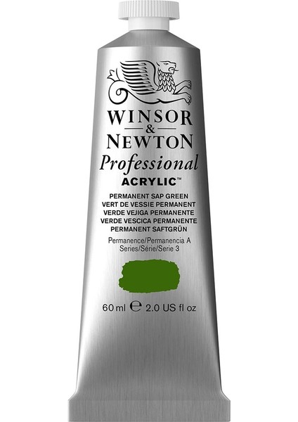 Professional Akrilik Boya 60ML Permanent Sap Green 503 S.3