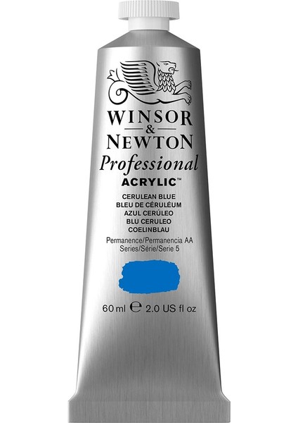Professional Akrilik Boya 60ML Cerulean Blue Chromium 130 S.4