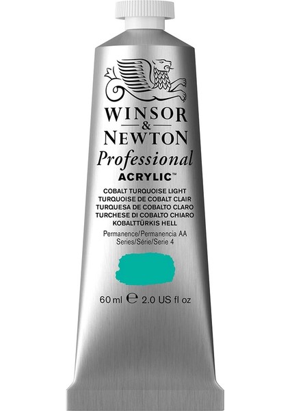 Professional Akrilik Boya 60ML Cobalt Turquoise Light 191 S.4