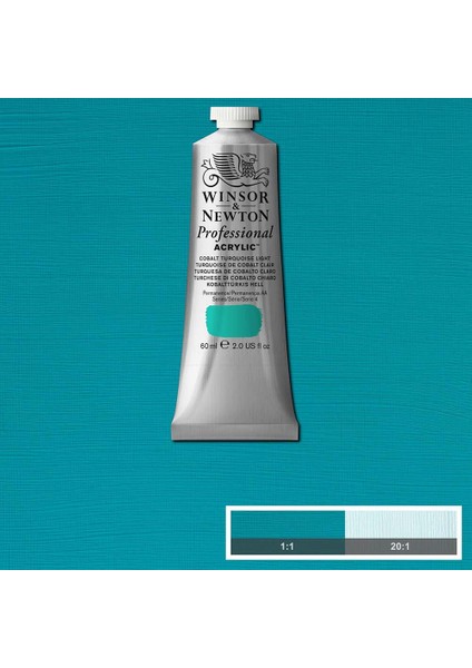 Professional Akrilik Boya 60ML Cobalt Turquoise Light 191 S.4 modelleri