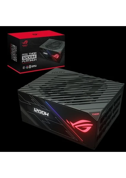 ASUS Rog-thor-1200p Plus Platınum 1200w Modüler Güç Kaynağı Japon Kapasitörler A