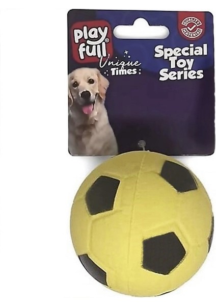 Zıplayan Top Köpek Oyuncağı 6,3 cm Sarı