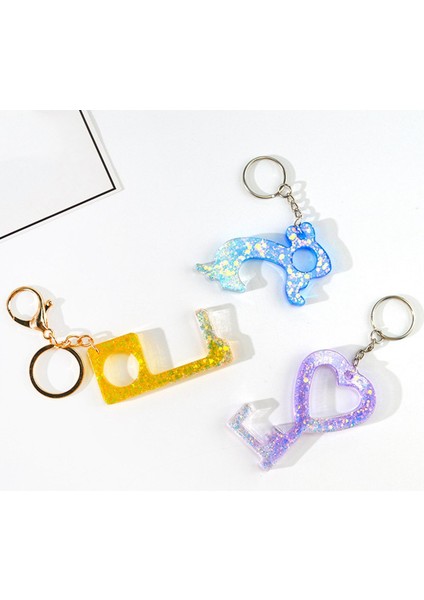 Dıy Takı Yapımı Üretim Anahtarlama Reçine El Sanatları 14.8X9CM