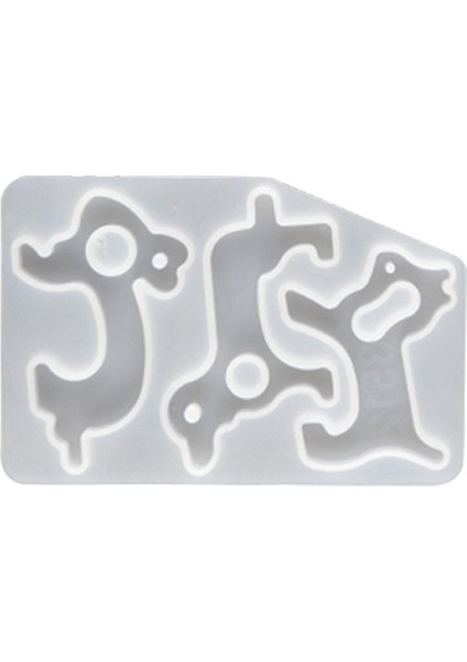 Silikon Dıy Epoksi Reçine Kapı Kulpları Için Anahtarlık 13X8.7 cm 13X8.7CM