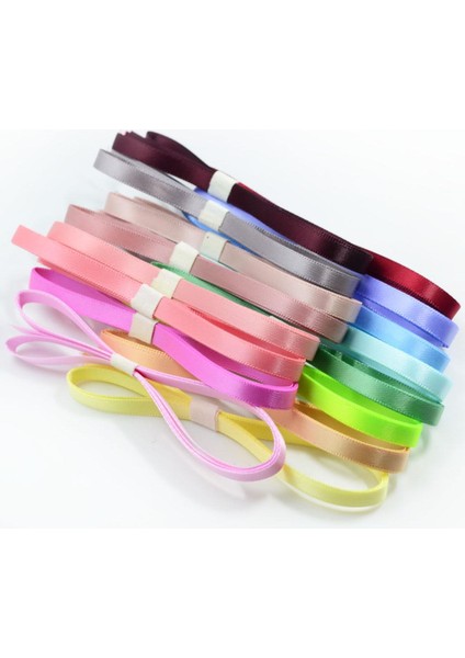 4x 16X 1 Yarda Saç Yay Dekorasyonu Için Çift Taraflı Saten Kurdeleler modelleri