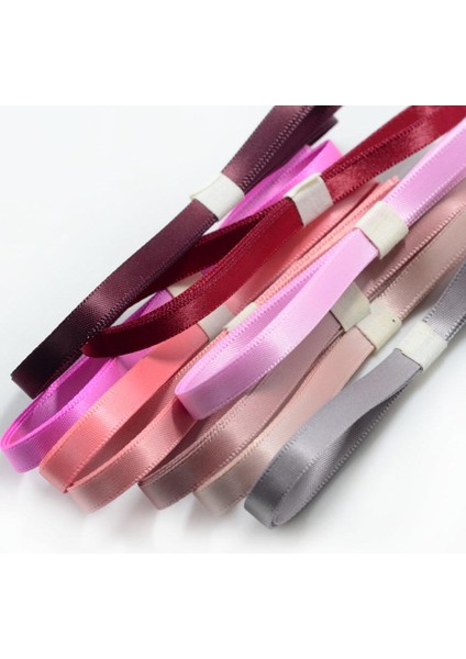 4x 16X 1 Yarda Saç Yay Dekorasyonu Için Çift Taraflı Saten Kurdeleler indirimleri