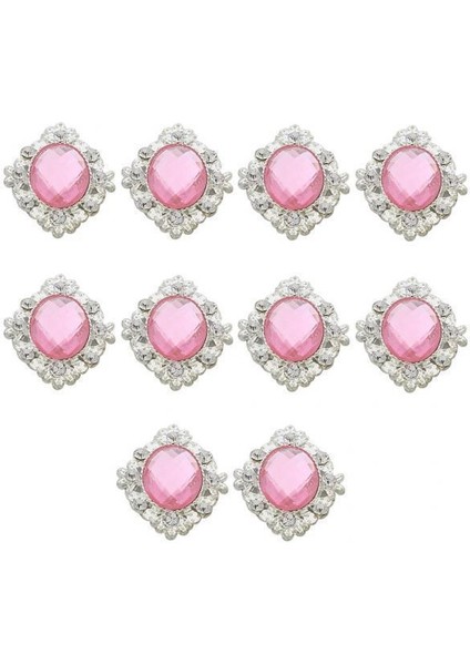 3x 10PCS Oval Flatback Akrilik Kristal Rhinestone Düğmeleri Dıy Sızdırmazlık(Yurt Dışından)